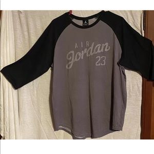 Michael Jordan T Shirt Black and Gray XL Jordan Brand